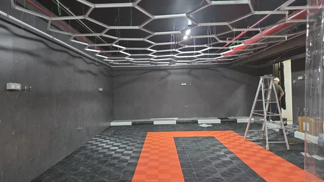 Detailing Studio Fit-out in an Underground Car Park, Dubai